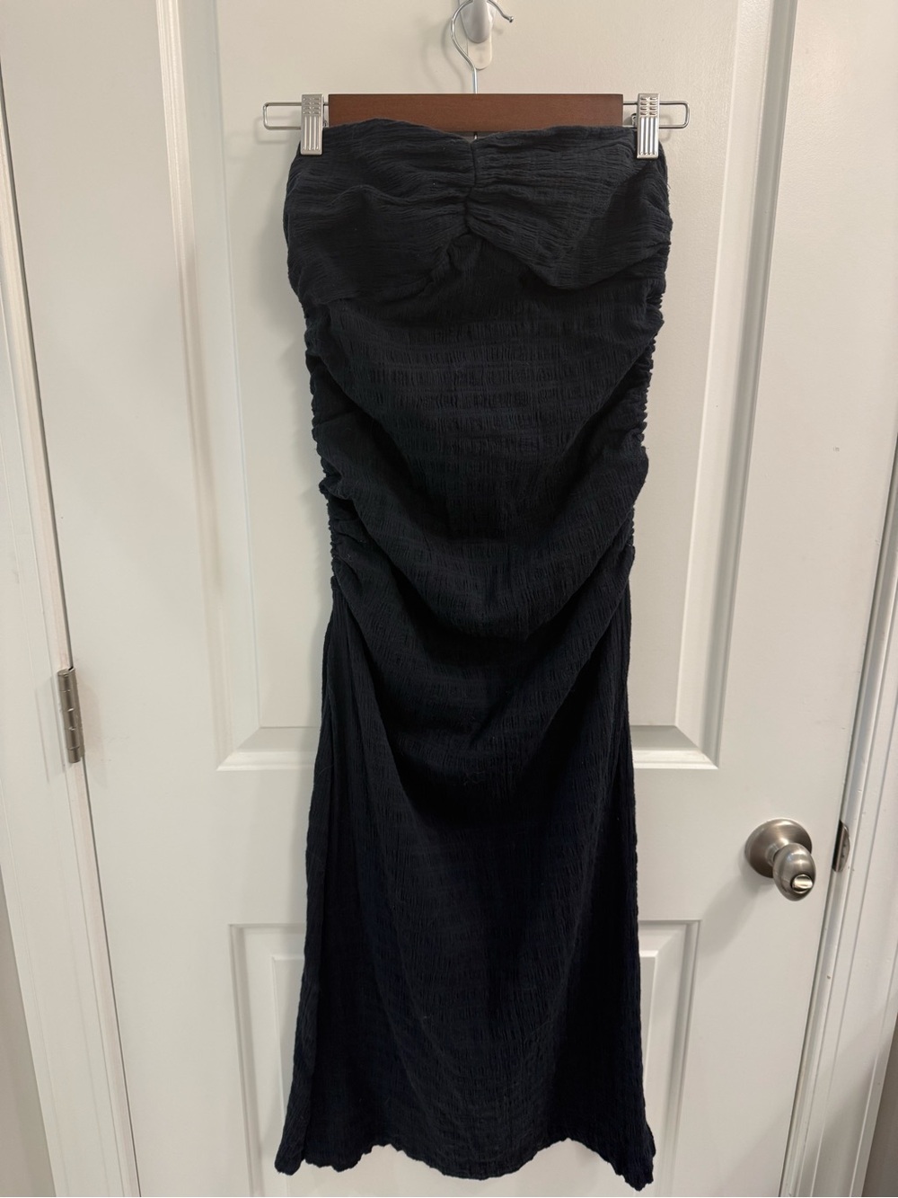 Free People free-est Navy Brandie Tibe Midi Dress - Picture 2 of 5